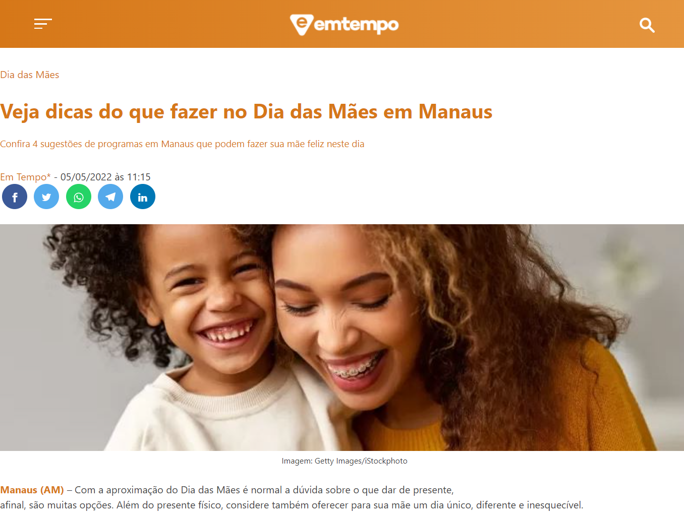 Portal Em Tempo